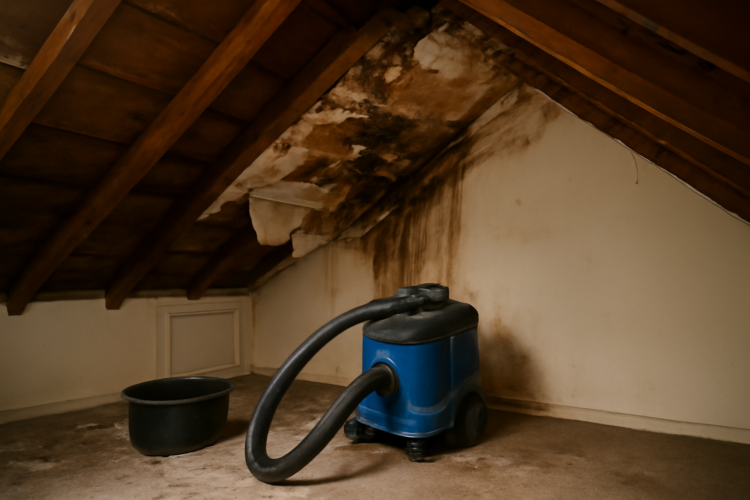 Attic Water Extraction in San Gabriel, CA