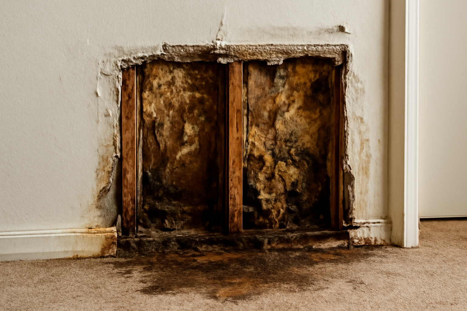 Behind Wall Water Extraction in San Dimas, CA