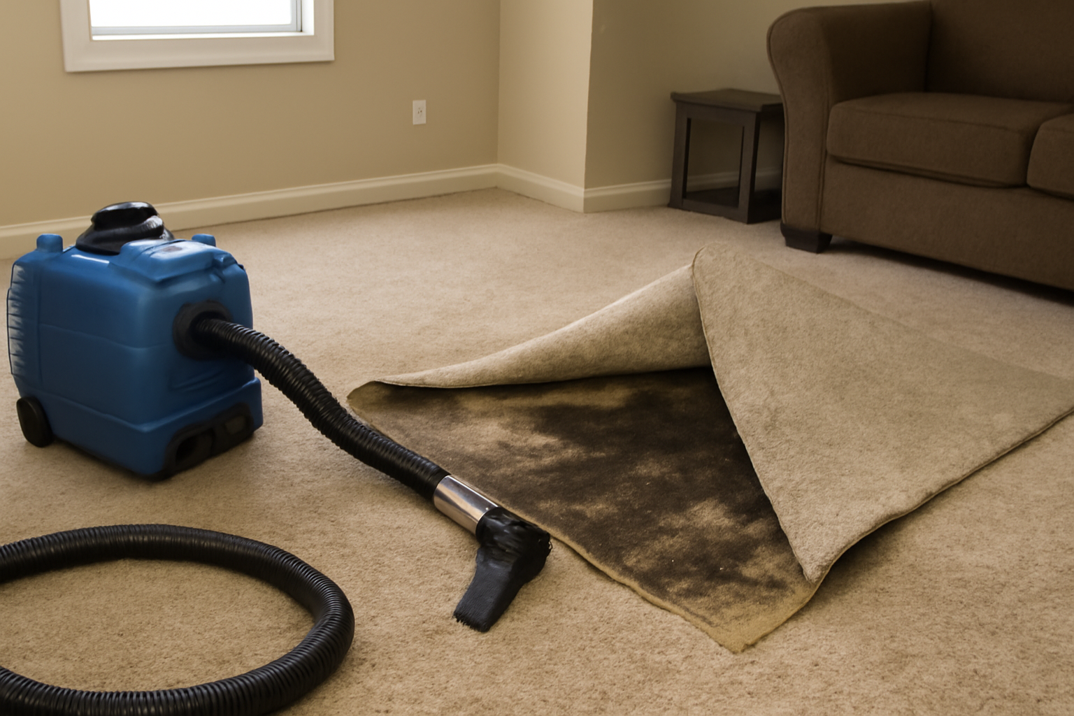 Carpet Water Extraction in Running Springs, CA