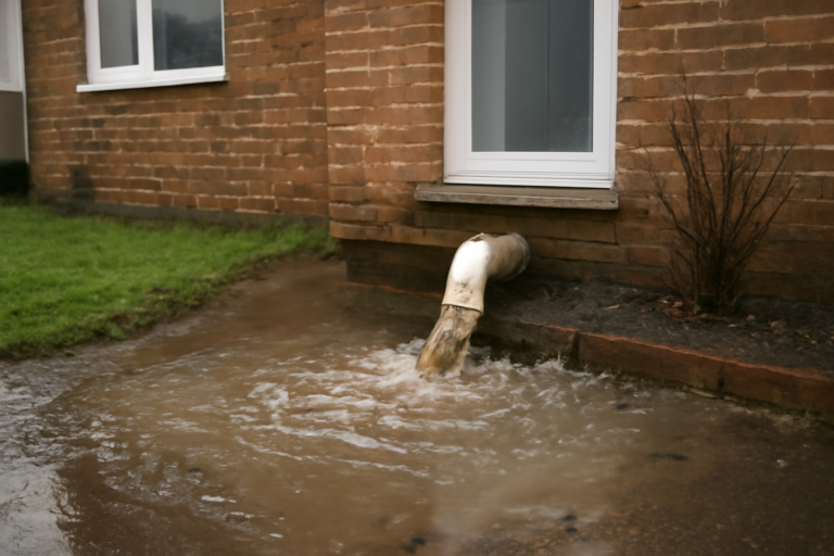 Clogged Drain Water Removal