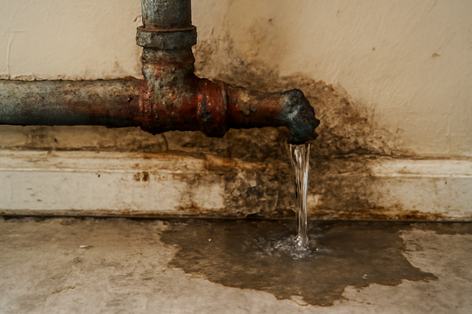 Corroded Pipe Water Removal in San Clemente, CA