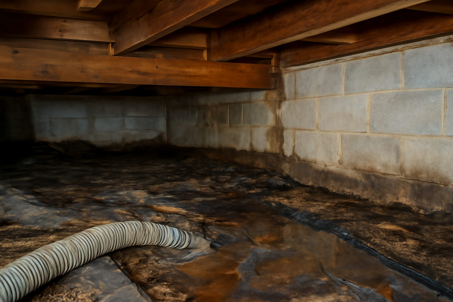 Crawl Space Water Removal in Running Springs, CA