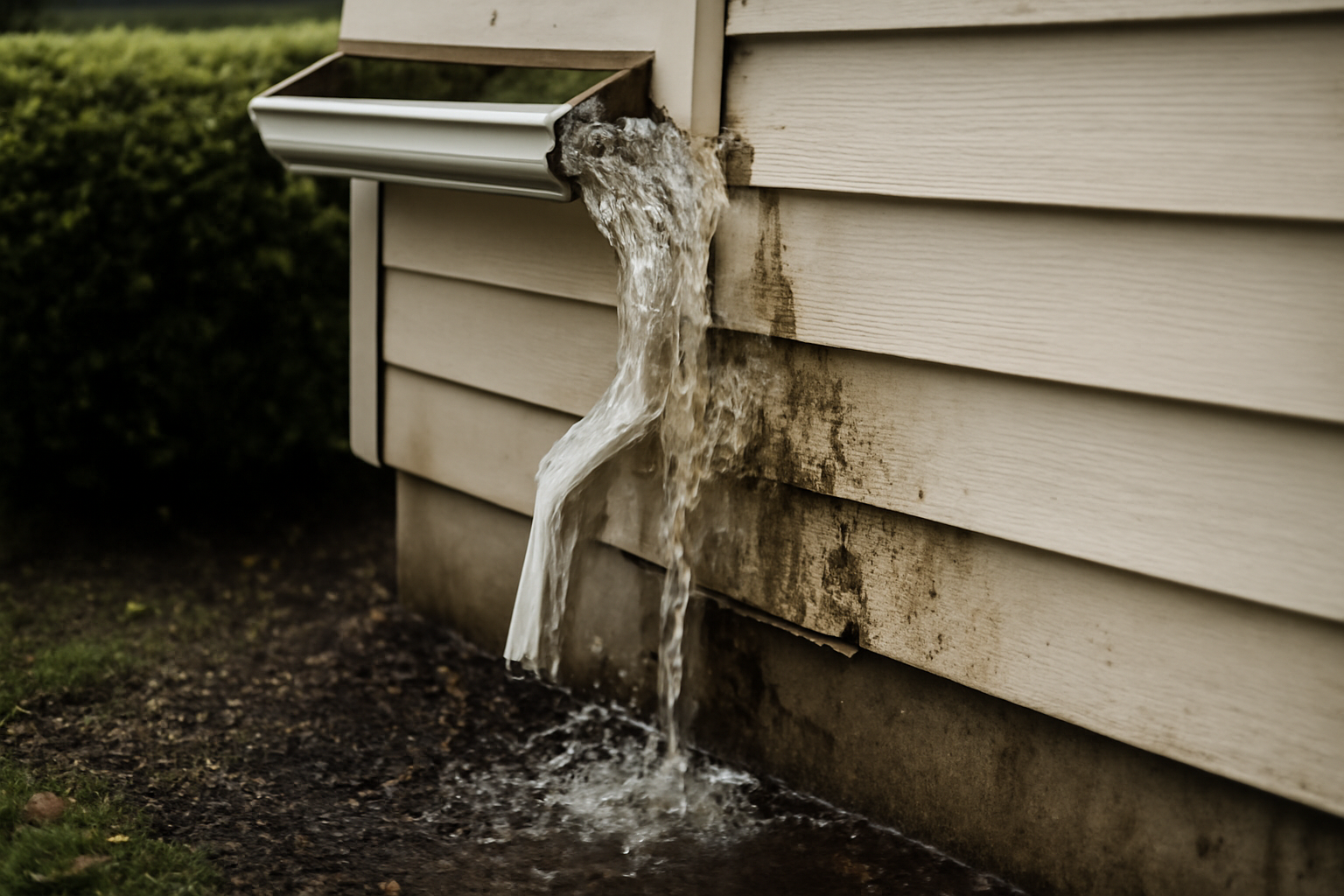 Gutter Overflow Water Removal in San Clemente, CA