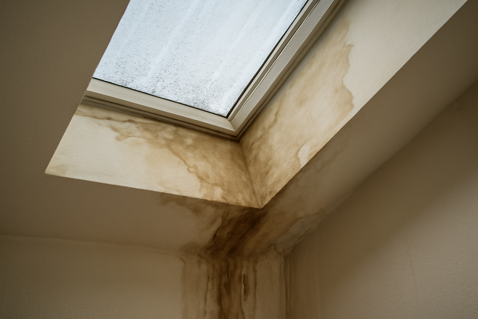 Skylight Leak Water Removal in San Clemente, CA