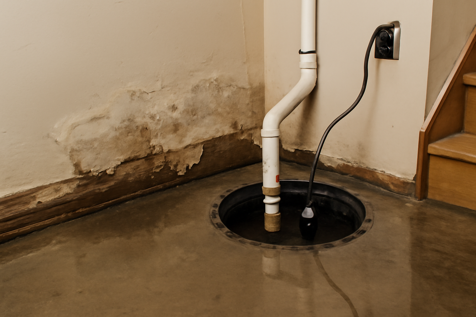 Sump Pump Overflow Water Removal in San Bernardino, CA
