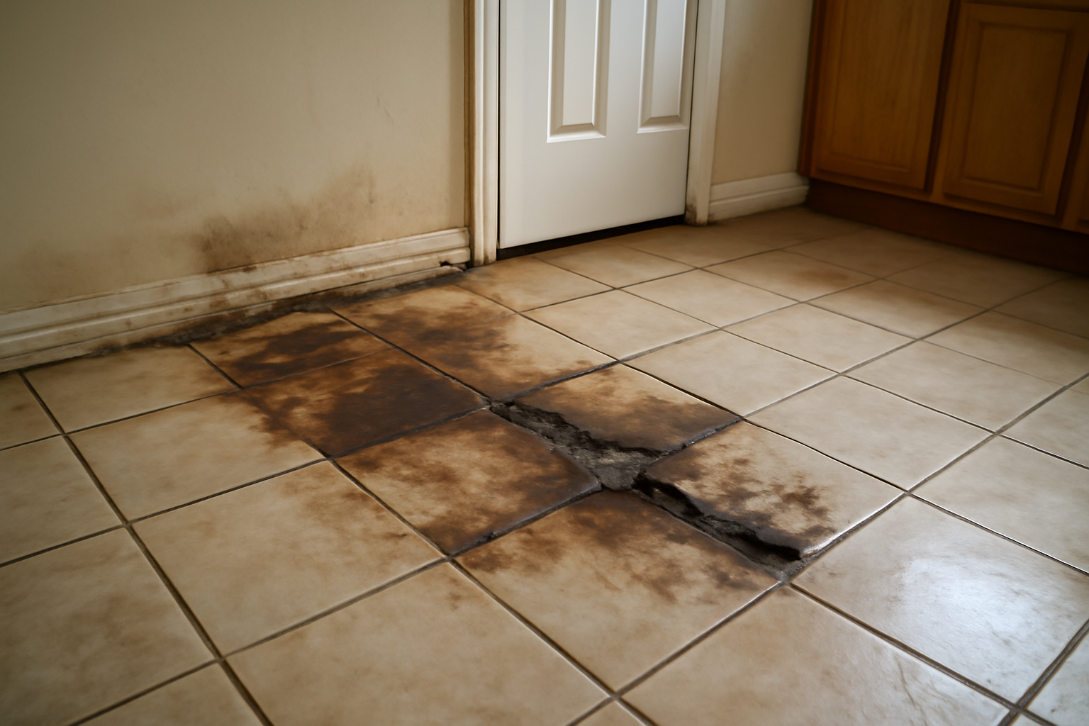 Tile Floor Water Damage Restoration in San Clemente, CA