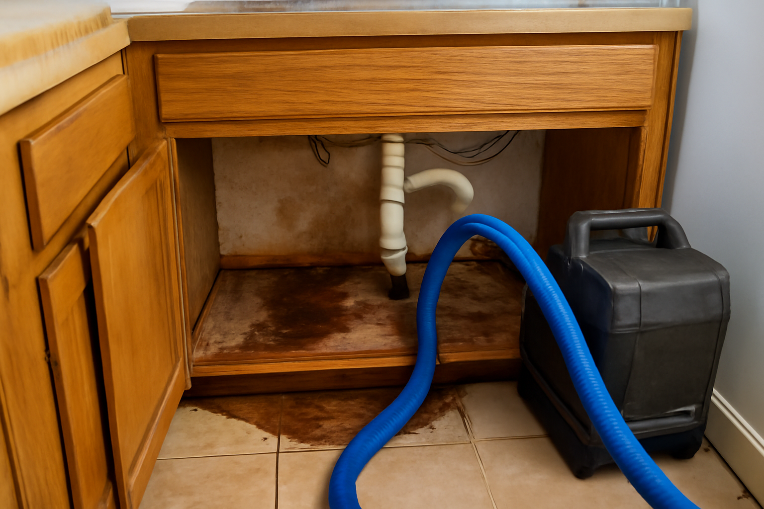 Under Sink Water Extraction in Sierra Madre, CA