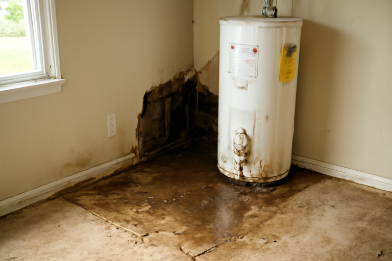 Water Heater Burst Water Removal